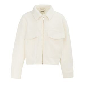 Firetrap Womens/Ladies Teddy Fleece Cropped Jacket / Cream